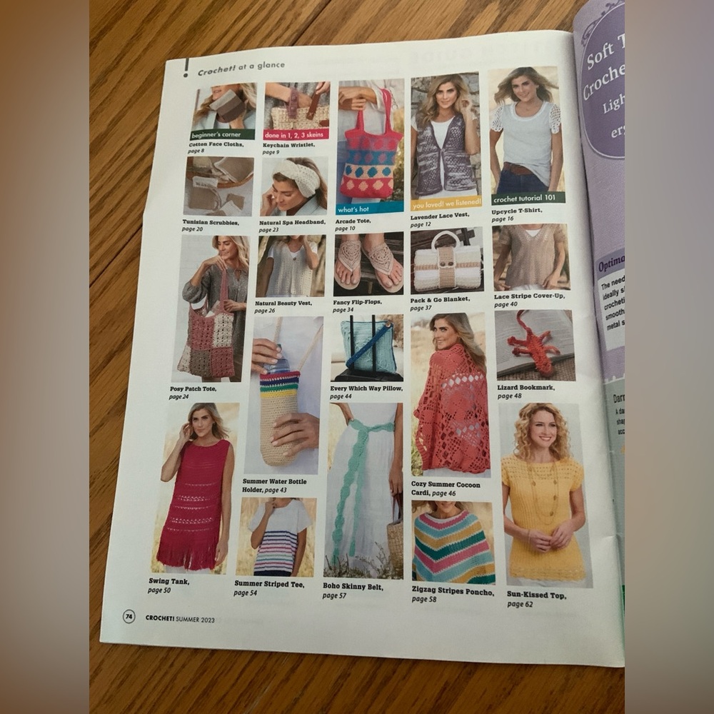 Set of 3 Crochet pattern magazines - Picture 3 of 10